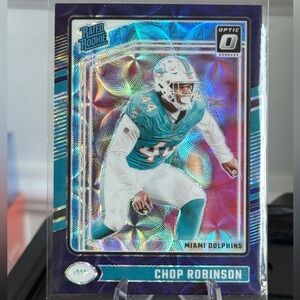 2024 Chop Robinson Rated Rookie Panini Donruss Optic Prizm Mint condition